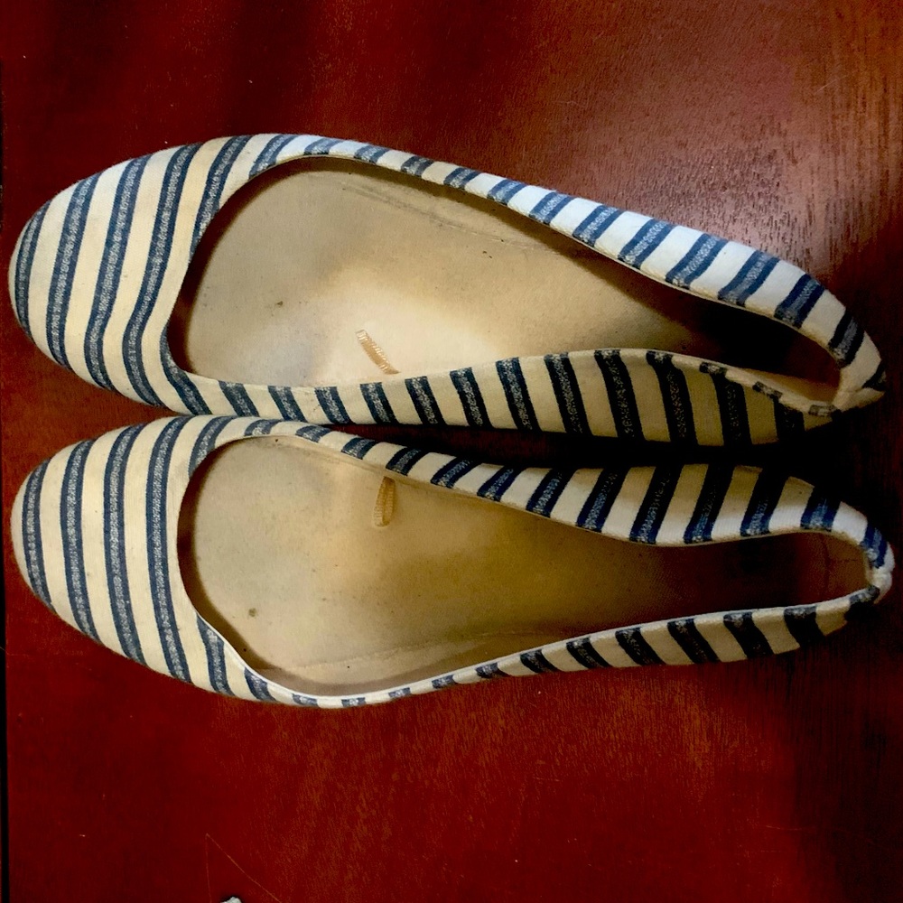 White & Blue Flats